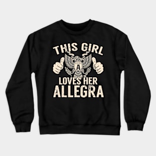 ALLEGRA Crewneck Sweatshirt